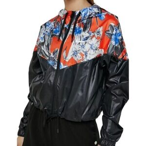 Nike Casual Hyper Femme Crop Jacket Windrunner Floral ‎ Womens M NWT